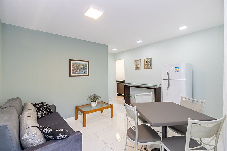 Apartamento de 1 Quarto Ar Condicionado - CLA0016