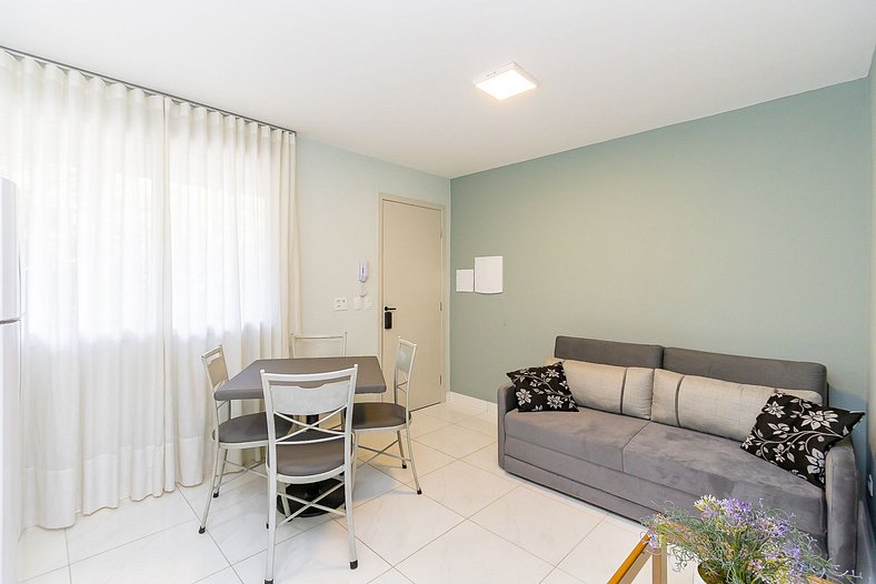 Apartamento de 1 Quarto Ar Condicionado - CLA0016