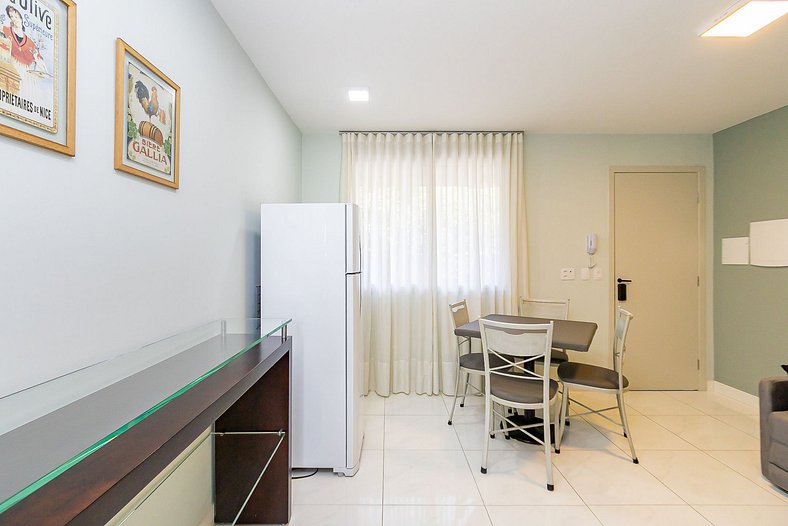 Apartamento de 1 Quarto Ar Condicionado - CLA0016