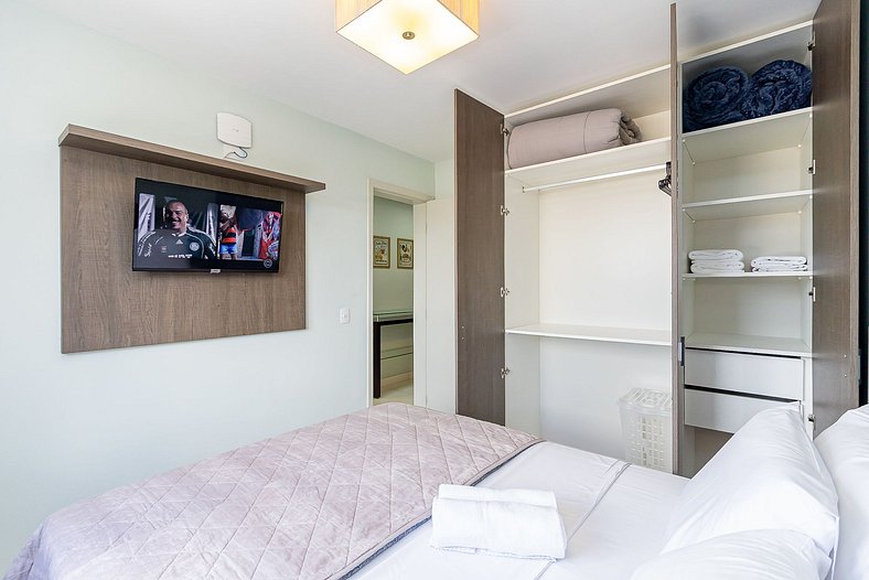 Apartamento de 1 Quarto Ar Condicionado - CLA0016