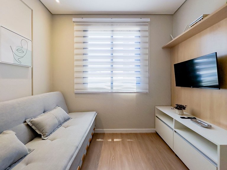 Apartamento de 1 Quarto com Sofa-Cama - FAI1206