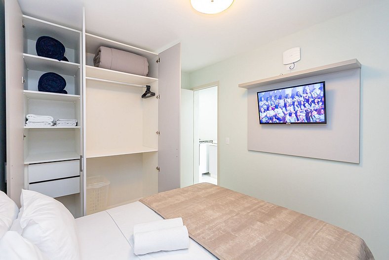 Apartamento de 1 Quarto Com Vaga - CLA0017