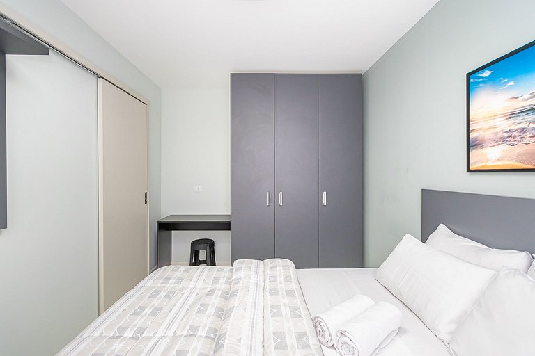 Apartamento de 1 Quarto Com Vaga - CLA0018