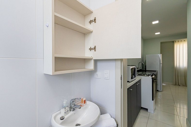 Apartamento de 1 Quarto Com Vaga - CLA0018