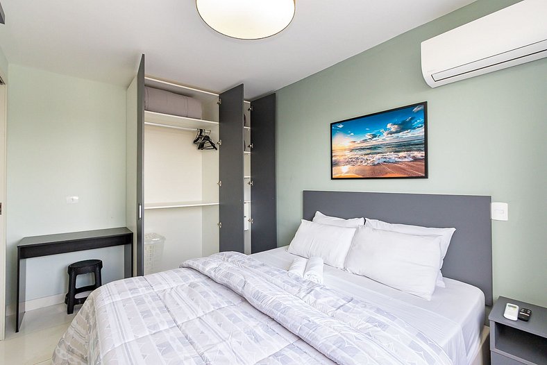 Apartamento de 1 Quarto Com Vaga - CLA0018