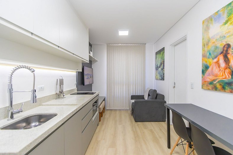 Apartamento de 1 Quarto com Vaga - FAI1101