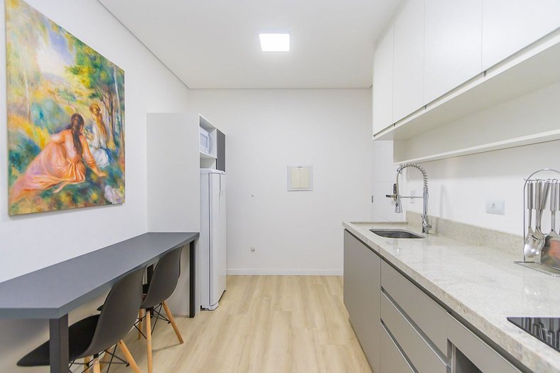 Apartamento de 1 Quarto com Vaga - FAI1101