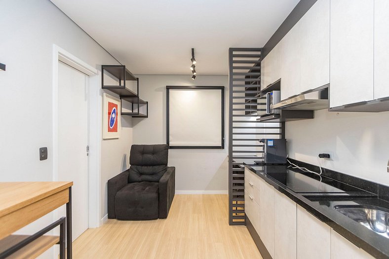 Apartamento de 1 Quarto com Vaga - FAI1211