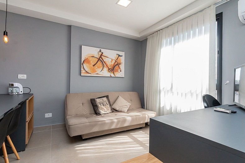 Studio Central em Andar Alto - ALL1507