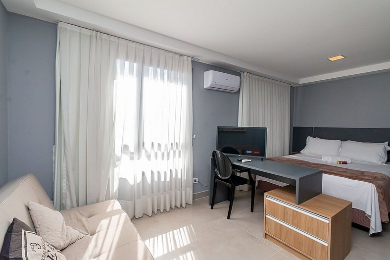 Studio Central em Andar Alto - ALL1507